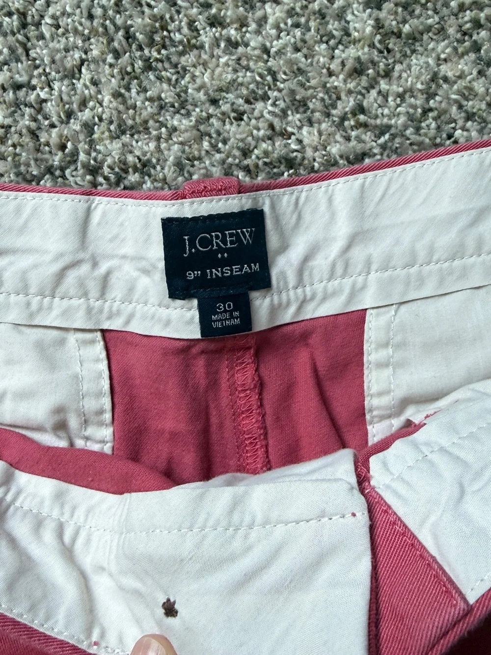 J. Crew Pink Men's Chino Shorts
